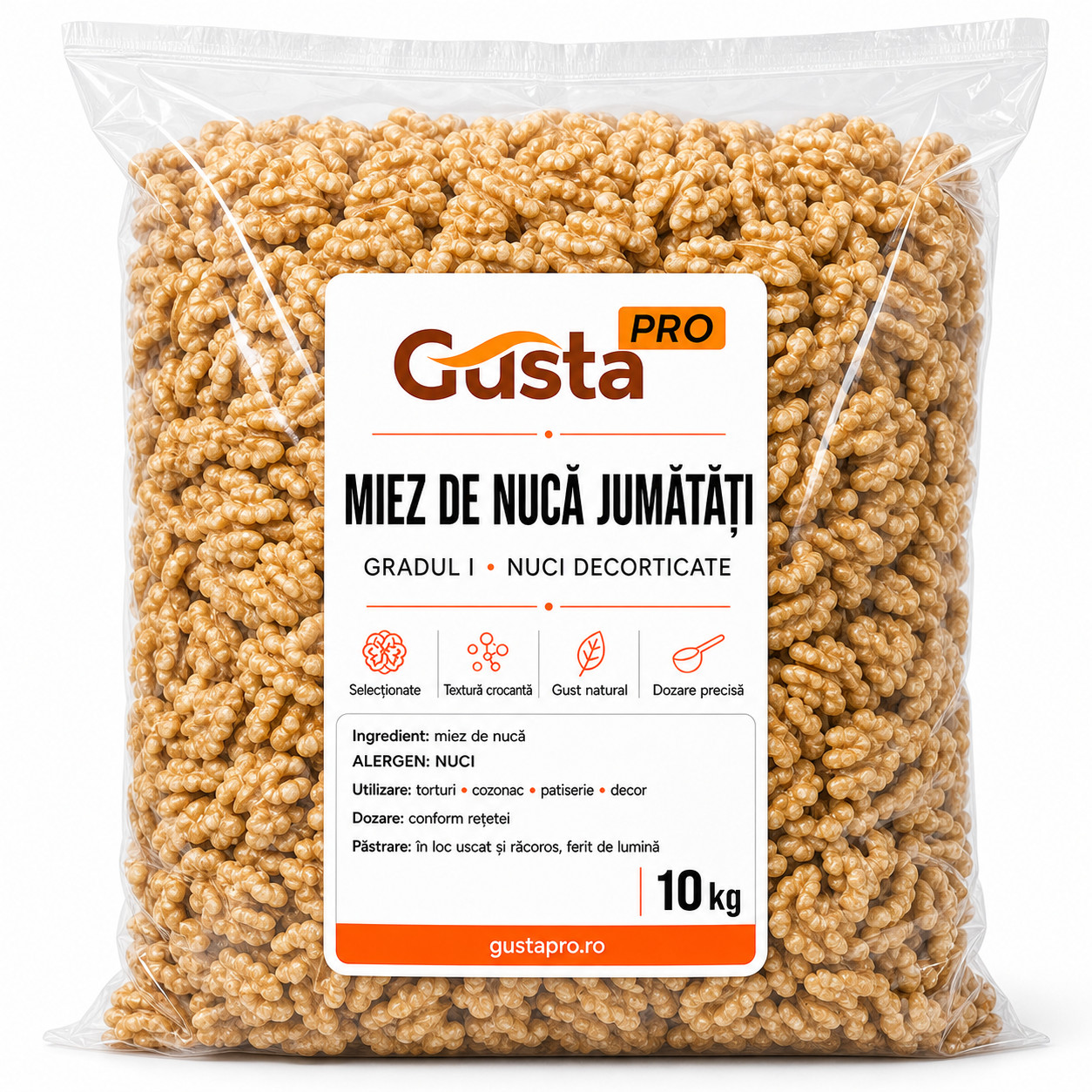 Miez de nuca jumatati gr.I 10kg TB