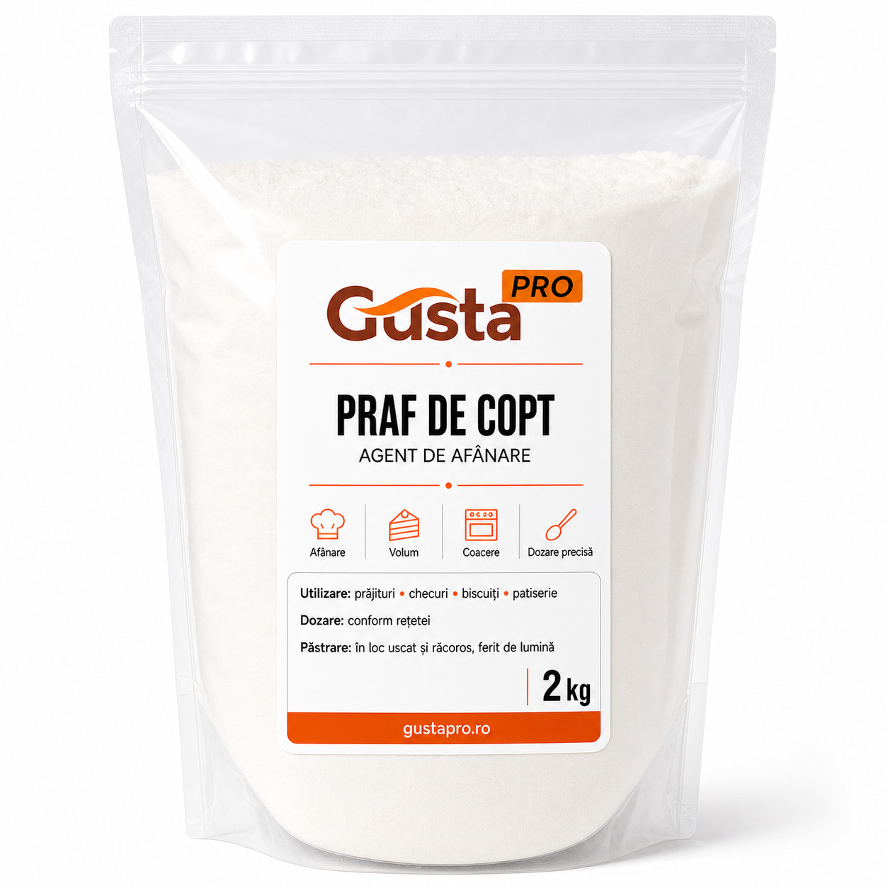 Praf de copt 2 kg, GustaPro