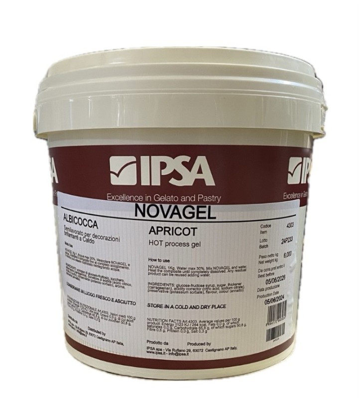 Glazura caise tip gel NOVAGEL, 6kg, 4303 Ipsa
