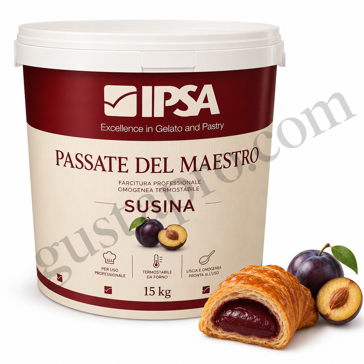Umplutura termostabila omogena prune MAESTRO, 15kg, 0625 Ipsa