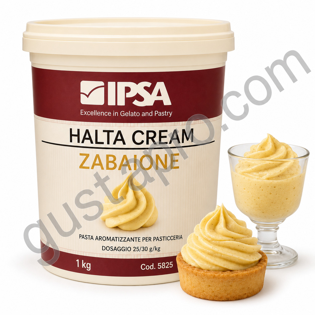Pasta aromatizanta crema zabaione HALTA, 1kg 5825 Ipsa