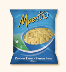 Cartofi pai congelati 10x10mm Maestro 2,5 kg Agristo