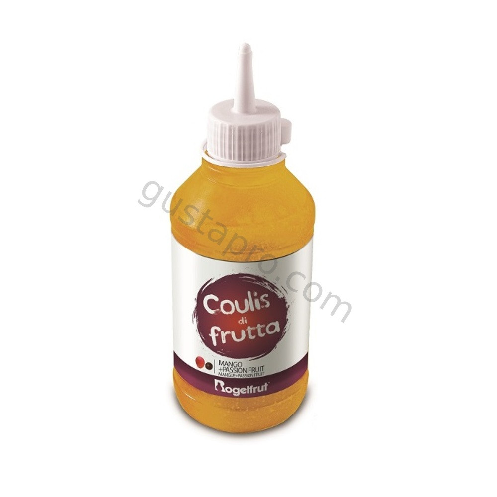 Coulis de mango si fructul pasiunii congelat, 250 g Rogelfrut
