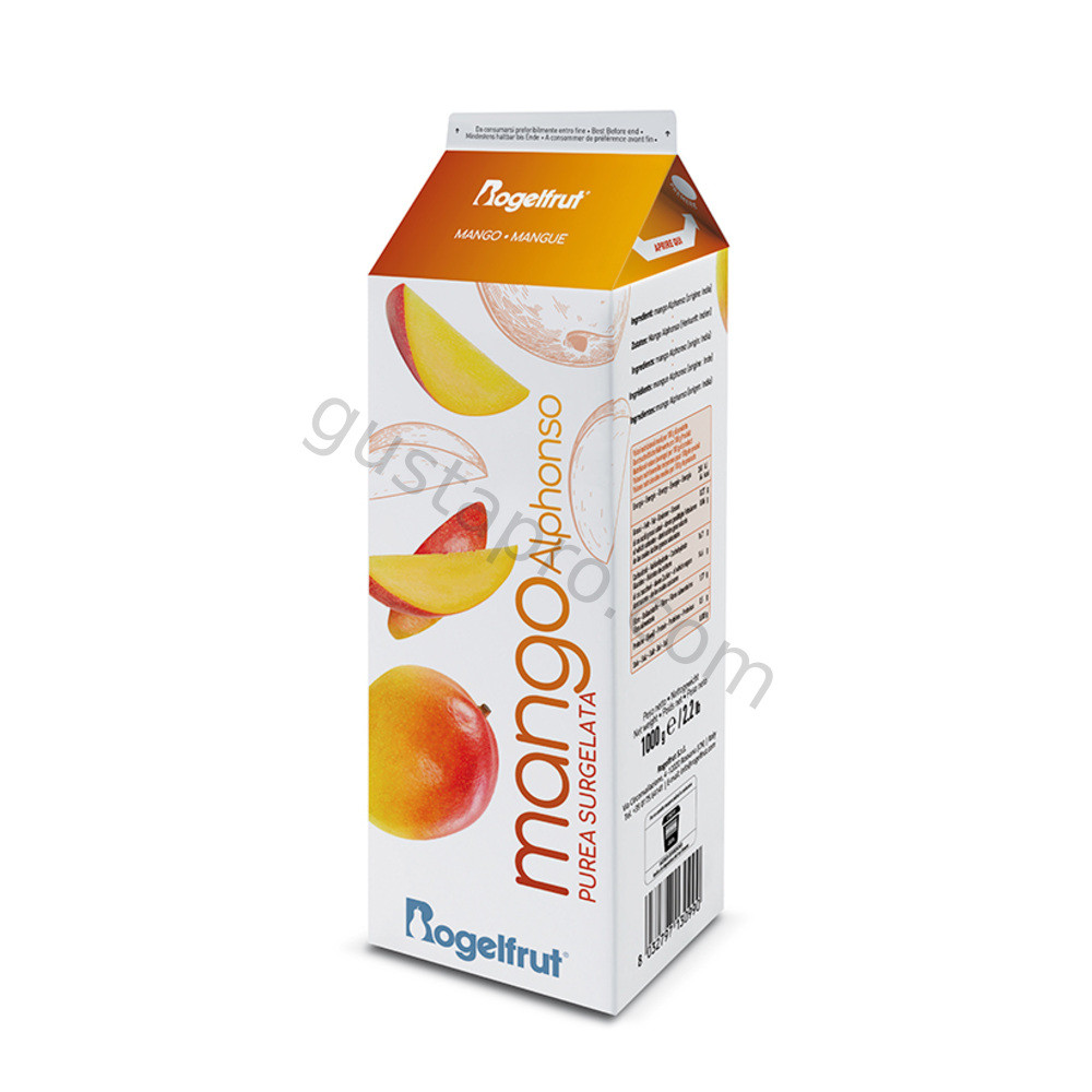 Piure de mango congelat, 1 kg Rogelfrut