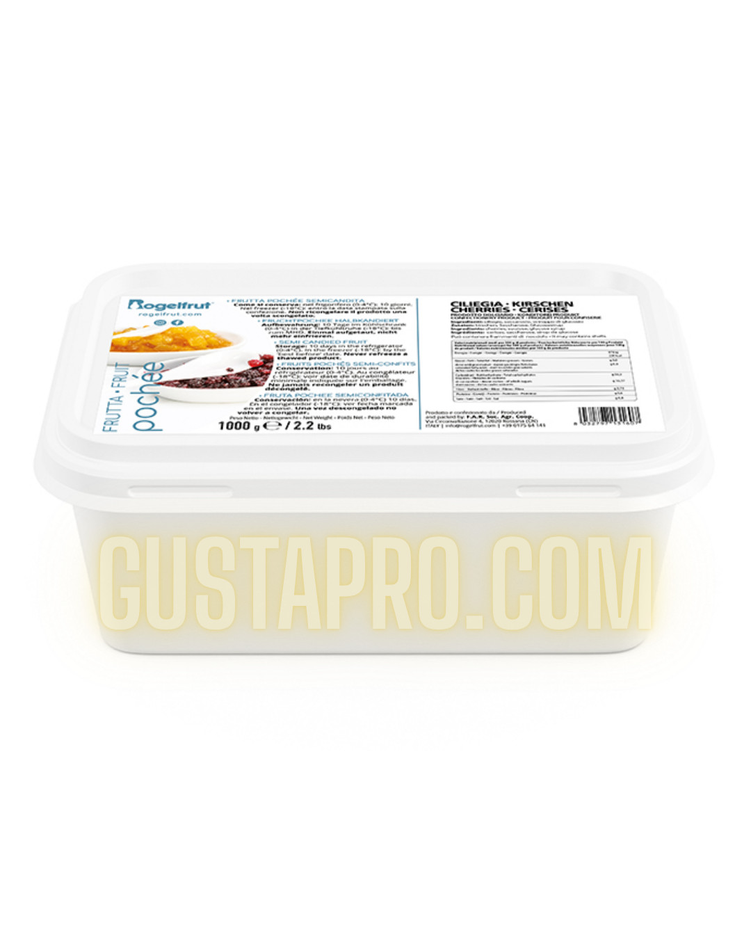 Cirese semi-confiate congelate, 1 kg Rogelfrut