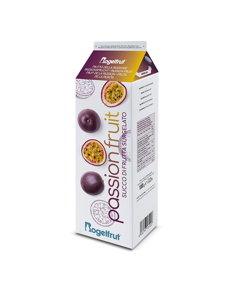 Piure concentrat de fructul pasiunii congelat, 1 kg Rogelfrut