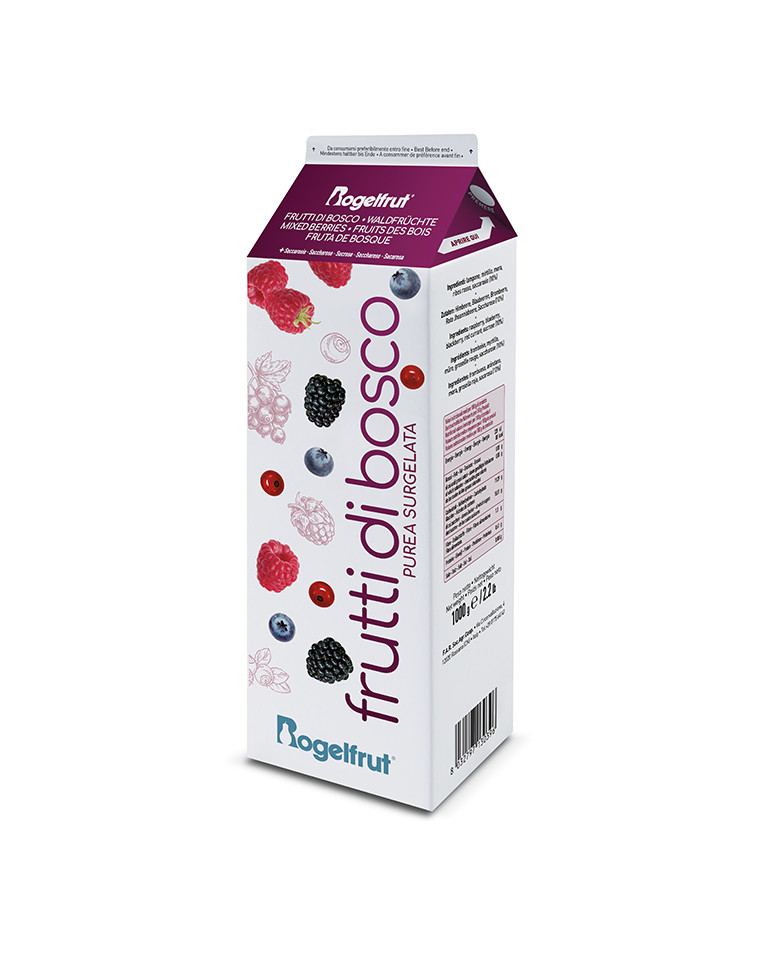 Piure de fructe de padure congelat, 1 kg Rogelfrut