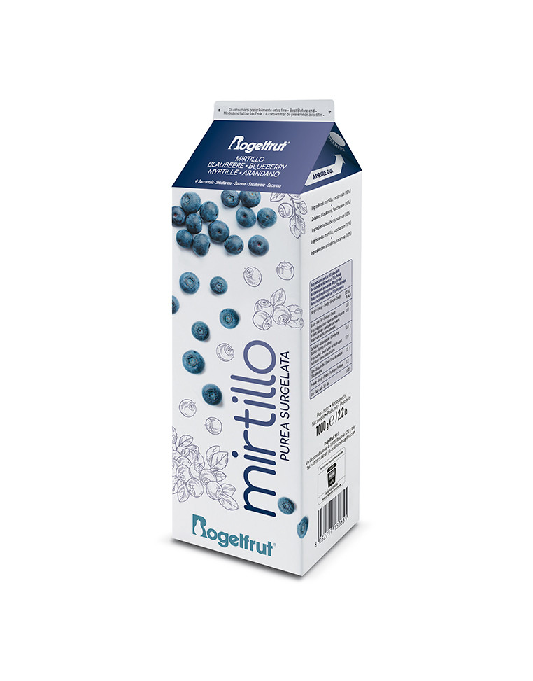 Piure de afine congelat, 1 kg Rogelfrut