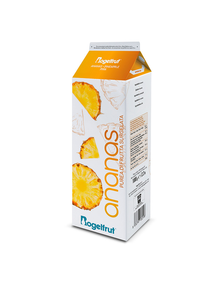 Piure de ananas congelat, 1 kg Rogelfrut