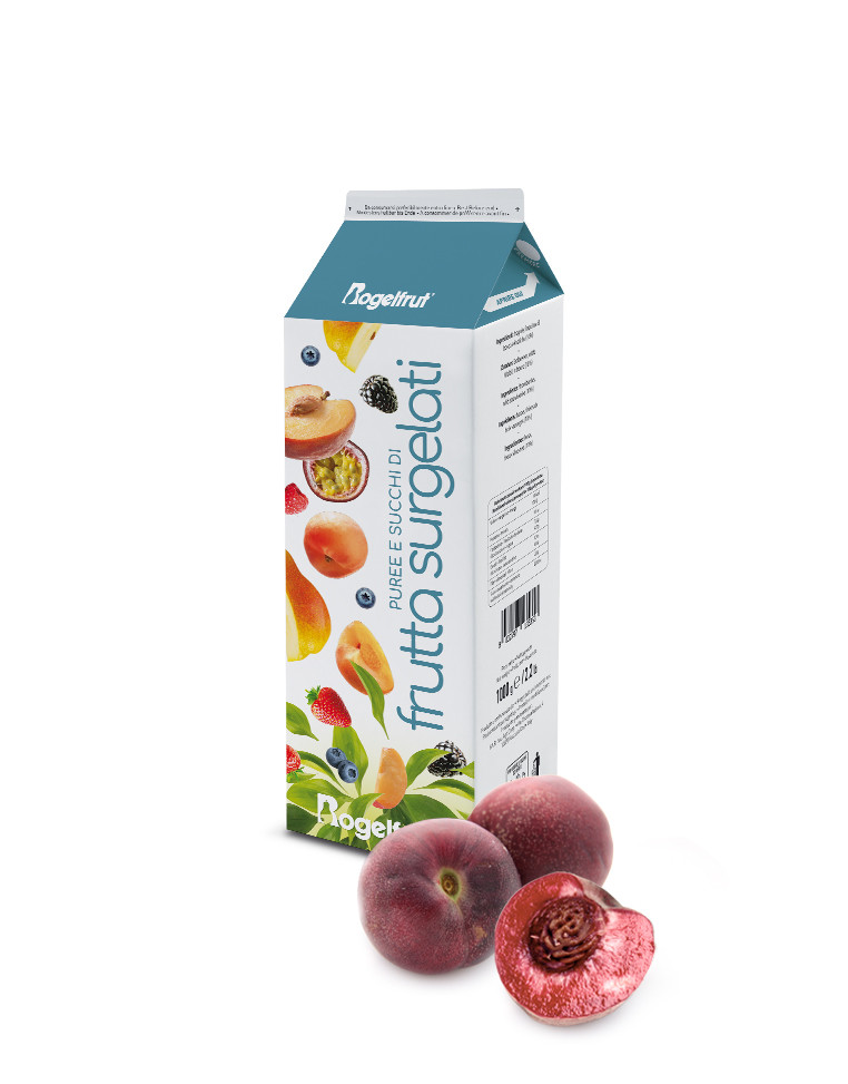 Piure de piersici de vie congelat, 1 kg Rogelfrut