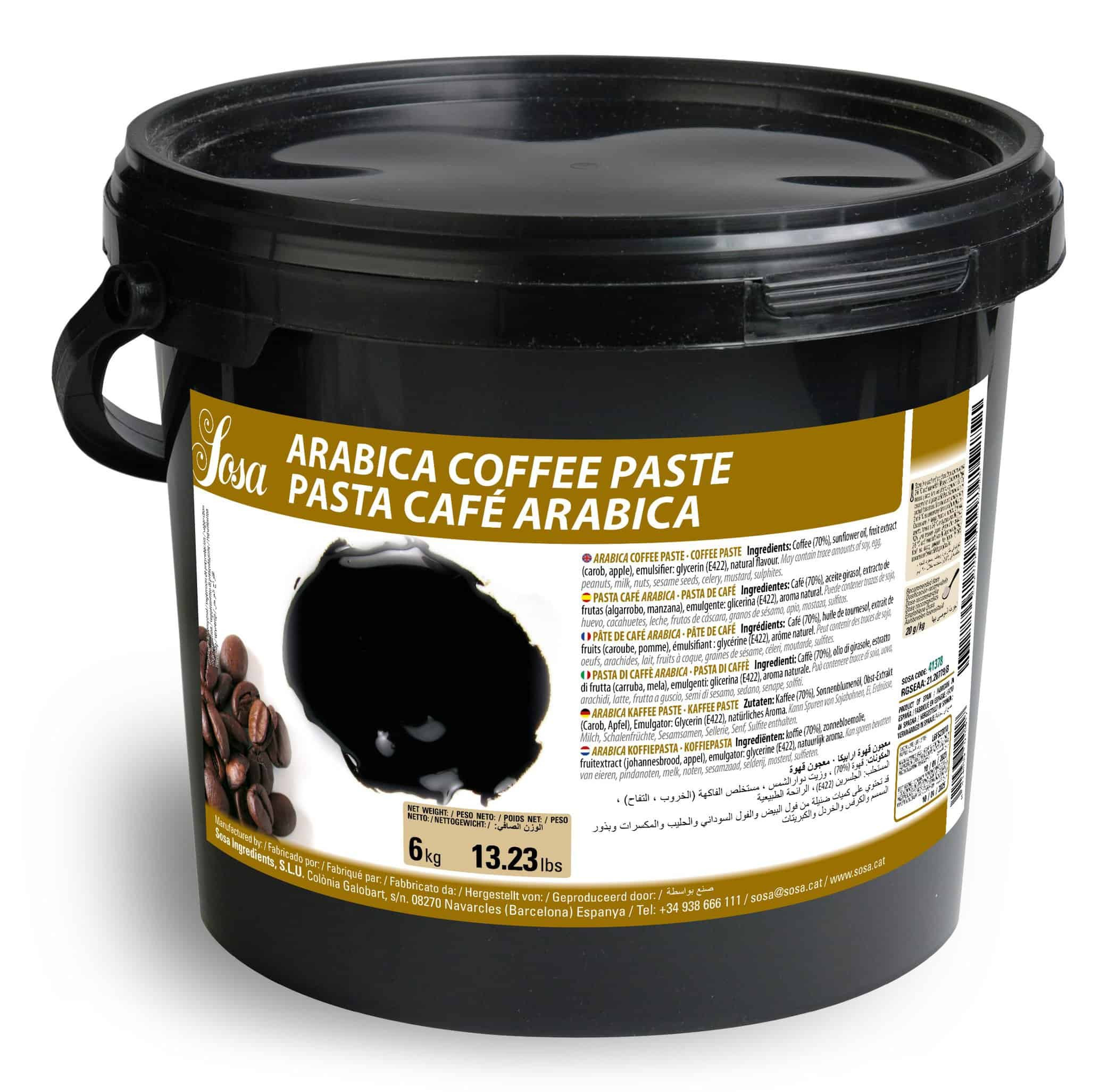 Pasta aromatizanta de cafea Arabica, 6 kg 41378 Sosa