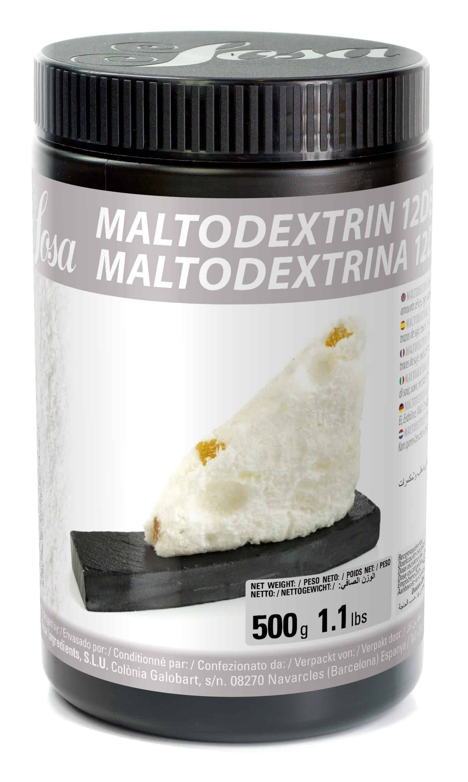 Maltodextrina DE12 pentru reglarea volumului si texturii, 500 g 48671 Sosa