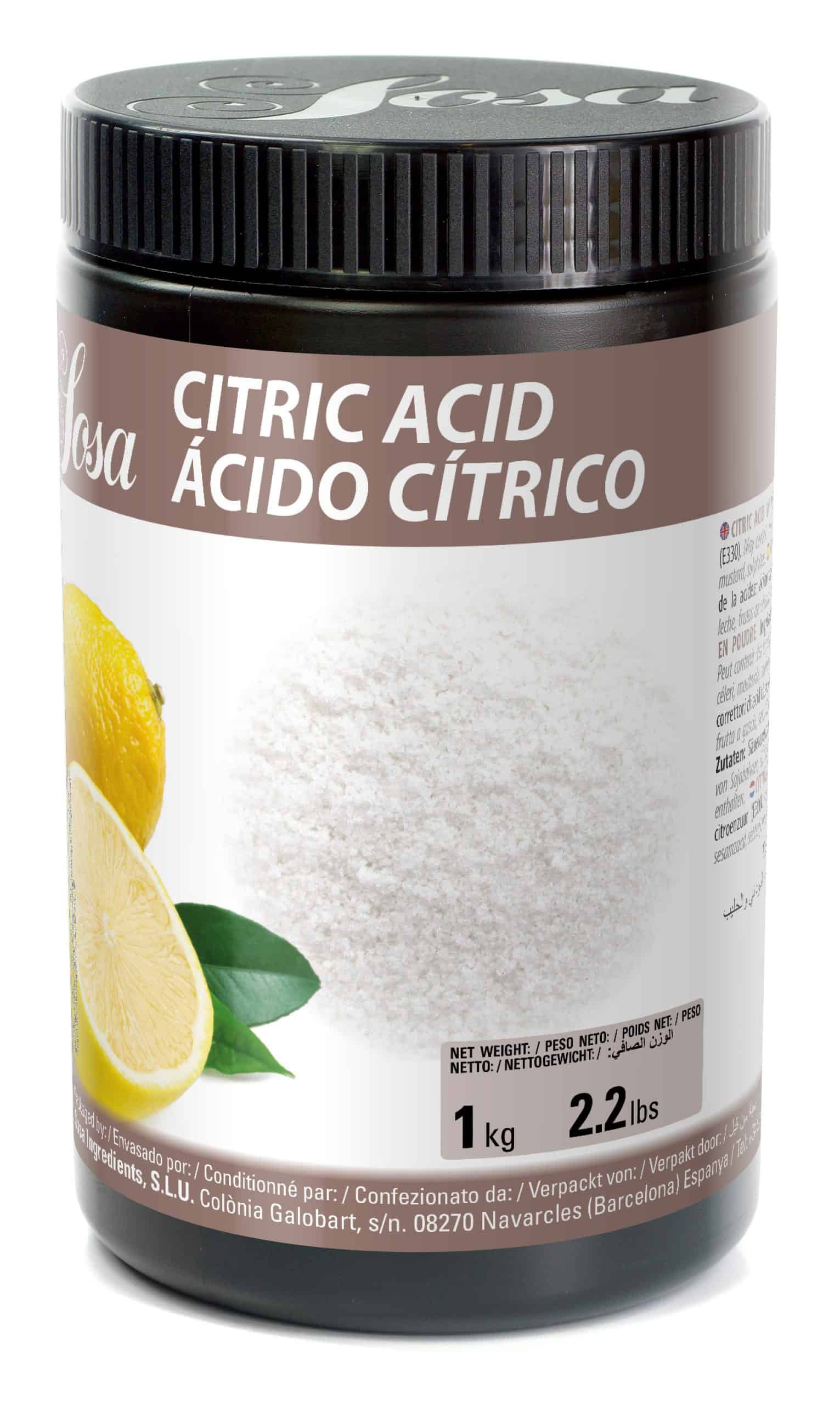 Acid citric pudra pentru reglarea aciditatii, 1 kg 41333 Sosa