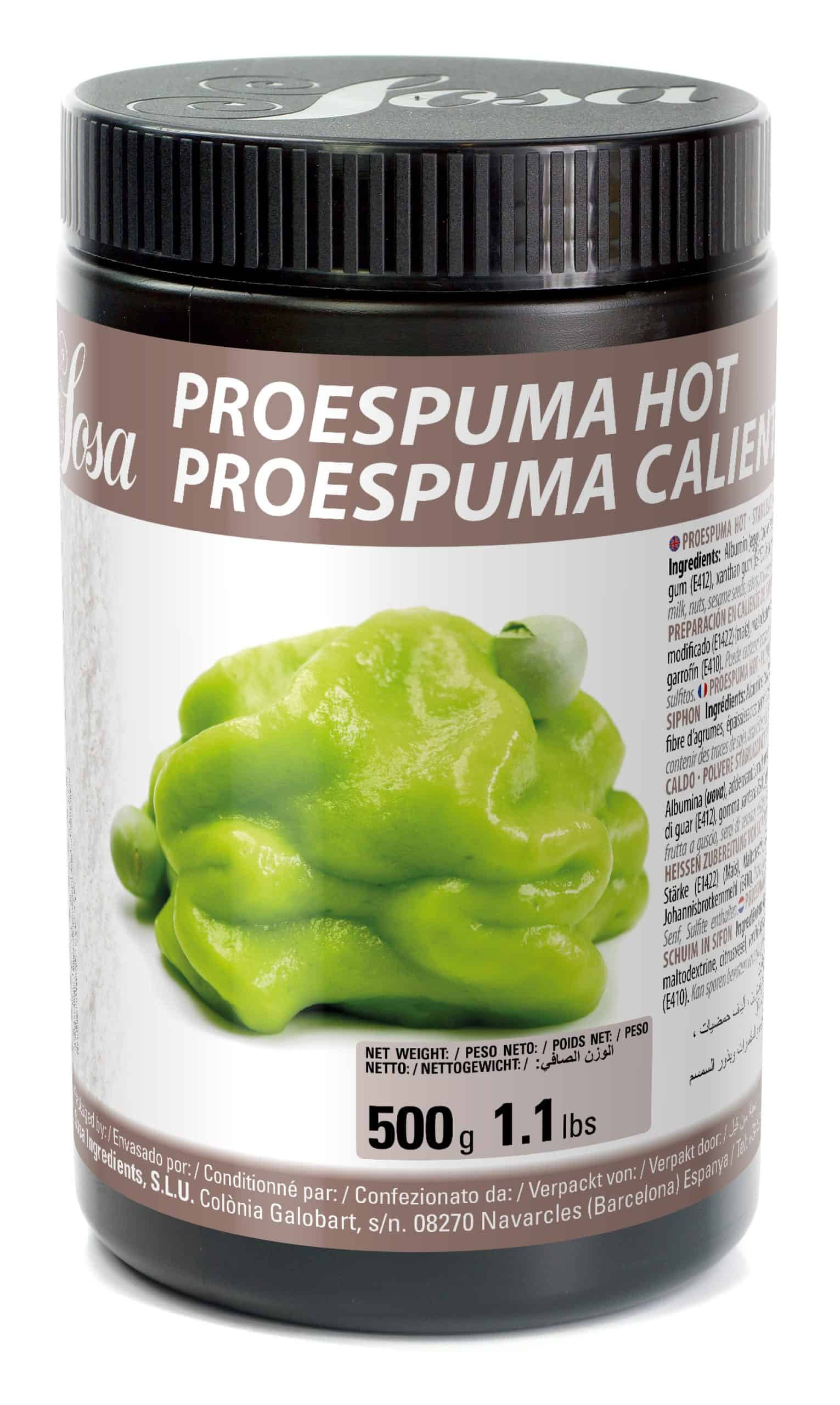 Agent de aerare si stabilizator pentru preparate calde Proespuma Hot, 500 g 48658 Sosa
