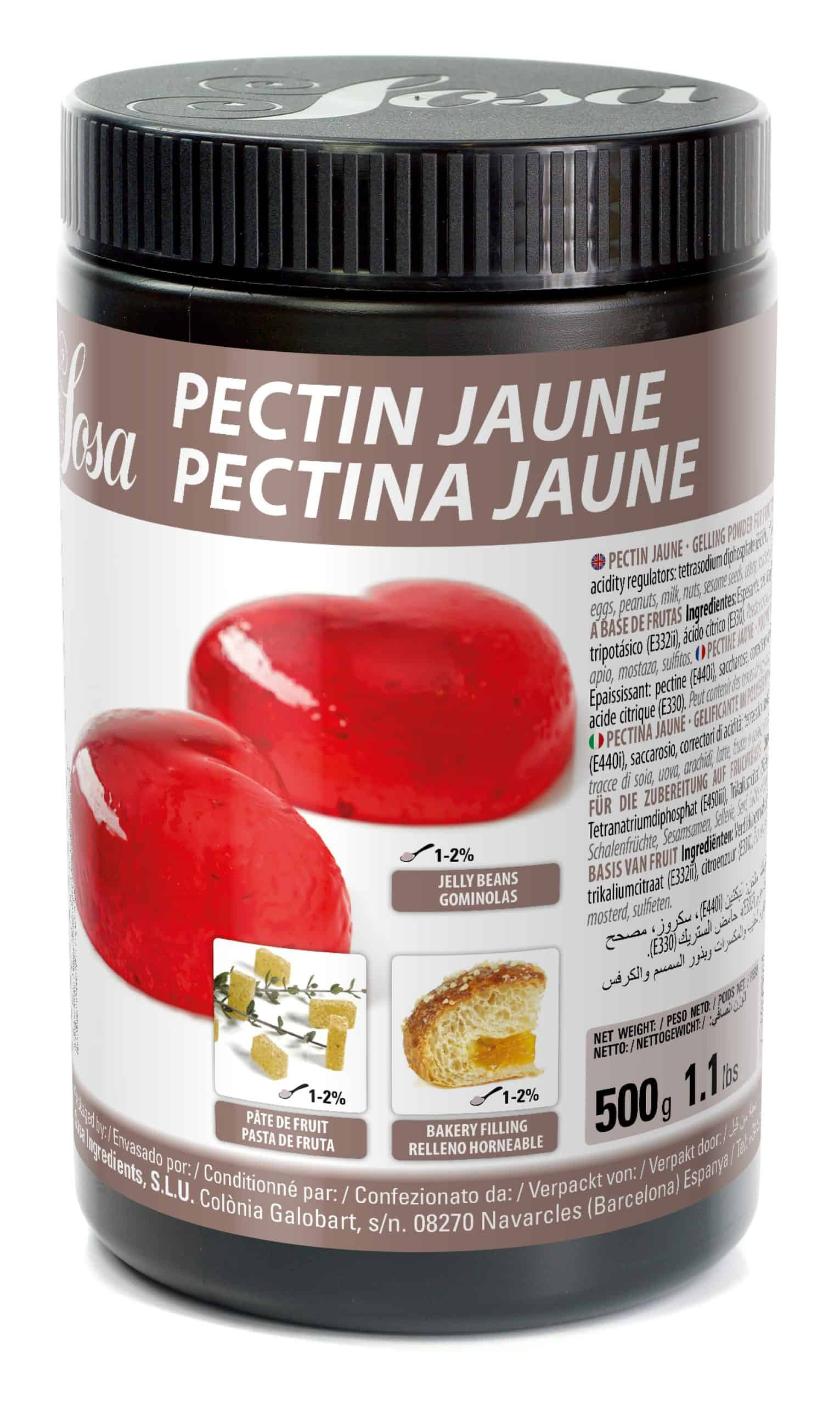 Pectina galbena pentru jeleuri si paste de fructe, 500 g 48654 Sosa