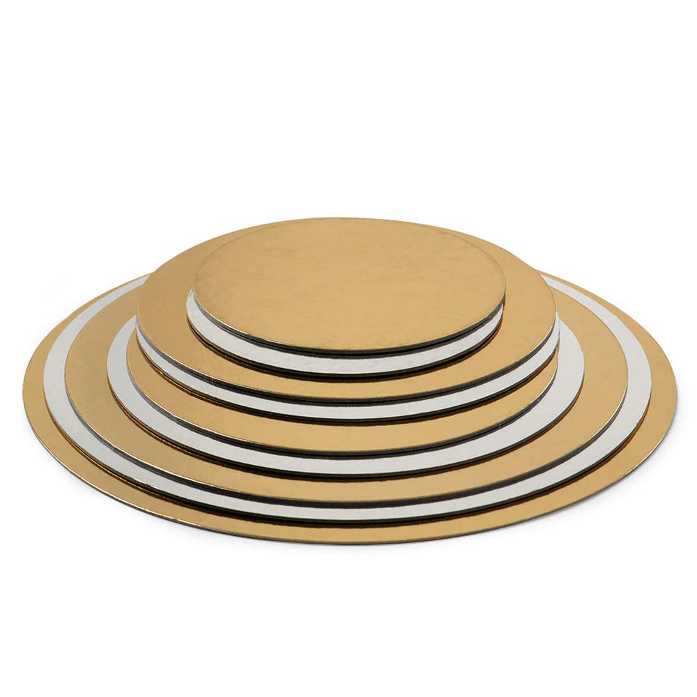 Platou tort rotund auriu/argintiu Ø16 cm  0932523 Decora