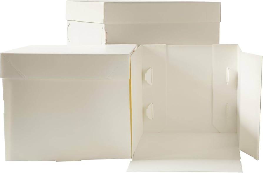 Cutie tort alba 40,4x60,5xH28,5 cm 0339412 Decora