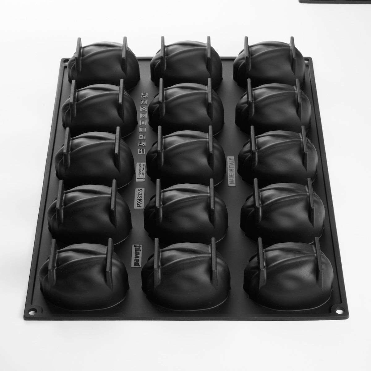 Forma silicon monoportii fistic Pavoflex, 15 cavitati, 80 x 56 x H 46 mm PX43135S Pavoni