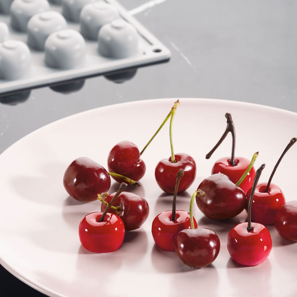 Forma silicon cireasa Gourmand, 35 cavitati, Ø 26 x H 12 mm GG016S Pavoni