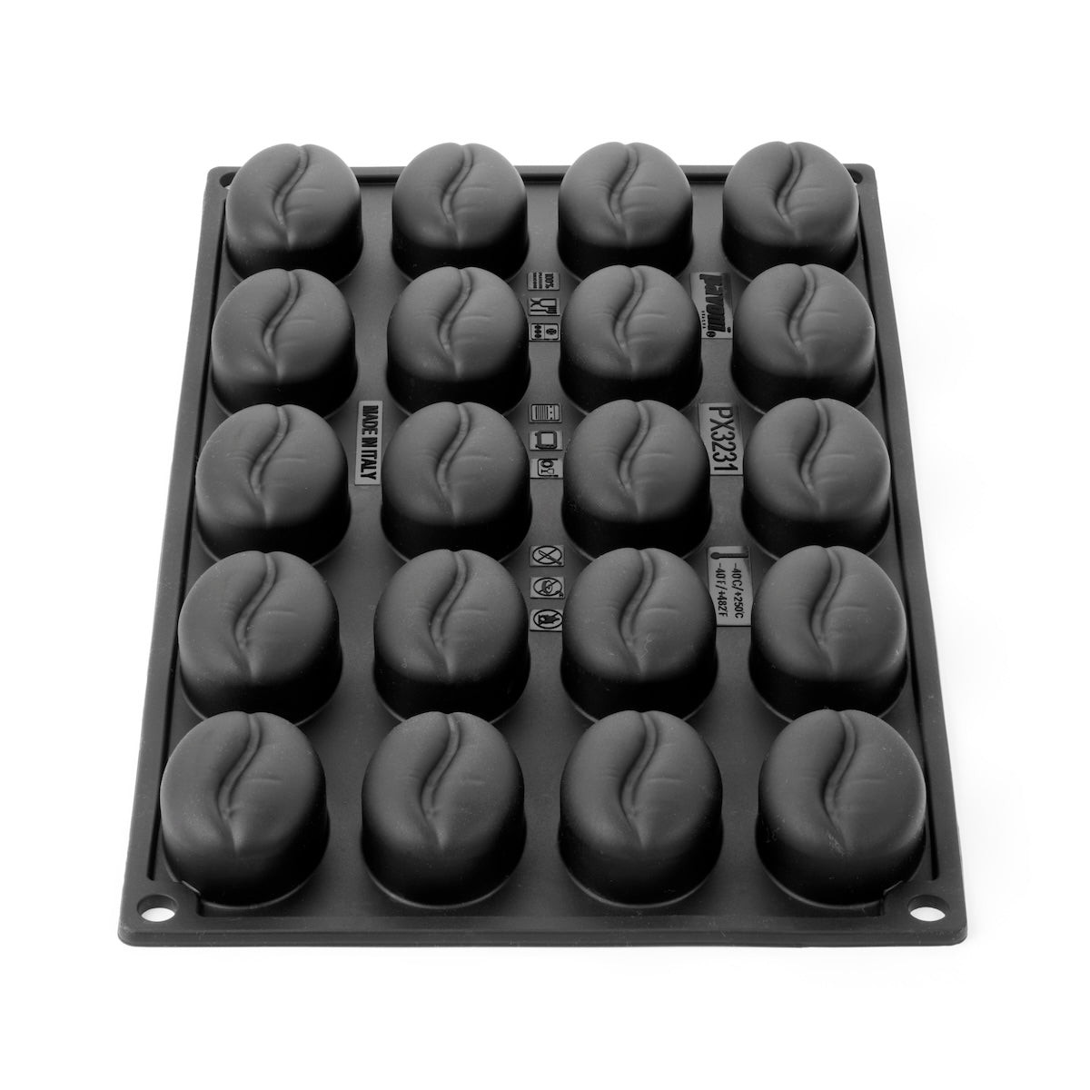 Forma silicon mini-portii cafea Fiorani, 20 cavitati, 44 x 32 x H 20 mm PX3231S Pavoni