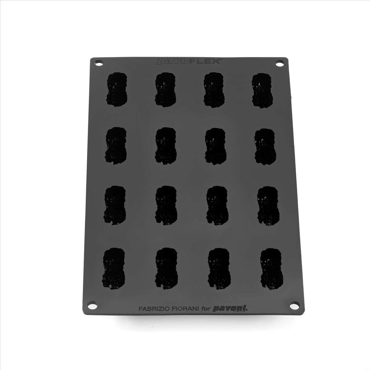 Forma silicon mini-portii arahida Fiorani, 16 cavitati, 55 x 26 x H 23 mm PX3230 Pavoni