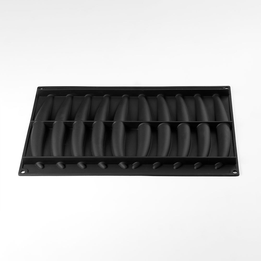 Forma silicon vanilie Pavoflex, 10 cavitati, 225 x 32 x H 35 mm PX43105 Pavoni