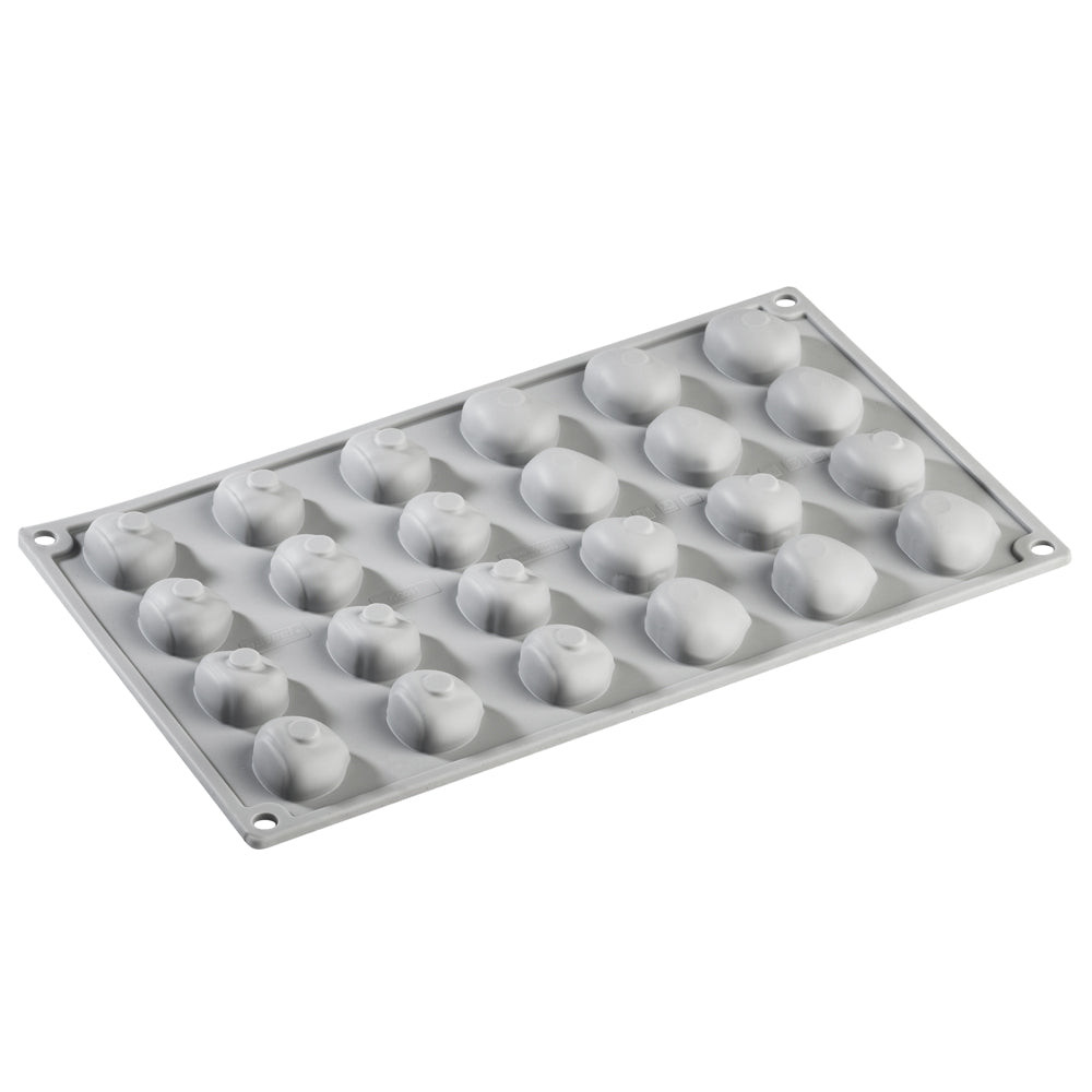 Forma silicon castana Gourmand, 24 cavitati, 31 x 27 x H 16 mm GG011S Pavoni
