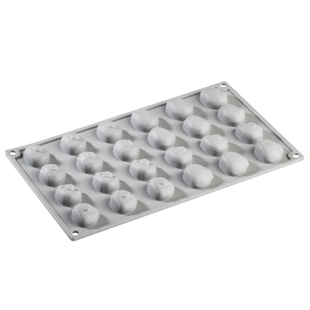Forma silicon castana Gourmand, 24 cavitati, 31 x 27 x H 16 mm GG011S Pavoni