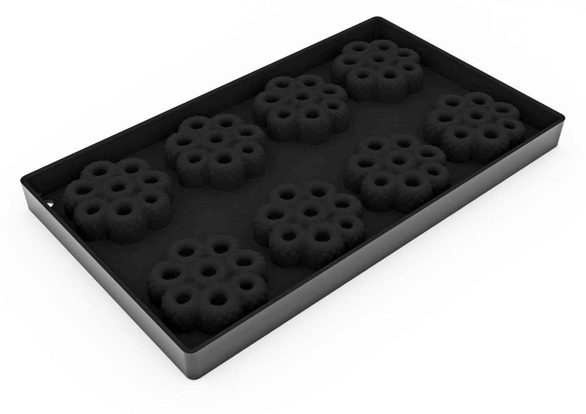 Forma silicon mini zmeura Scarlet, 8 cavitati, Ø 62 x H 21 mm TOP23S Pavoni