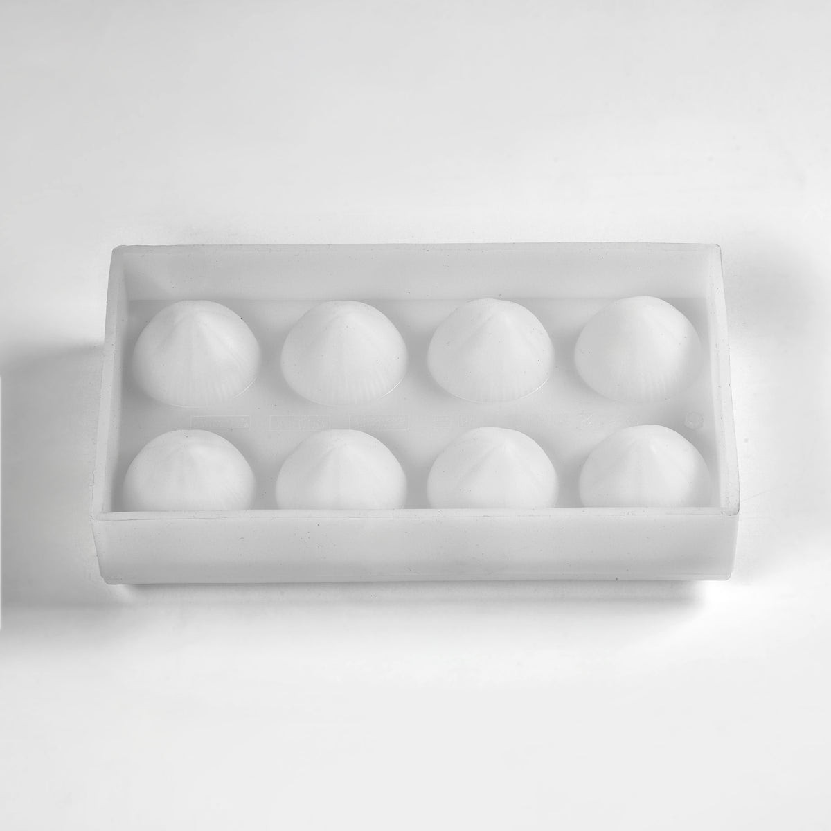 Forma silicon aluna, 8 cavitati, Ø 54 x H 60 mm AF008S Pavoni