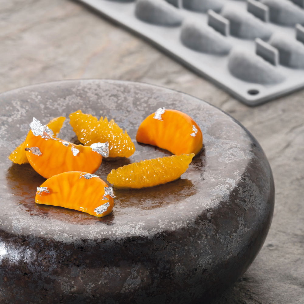Forma silicon mandarina Gourmand, 30 cavitati, 38 x 22 x H 15 mm GG024S Pavoni