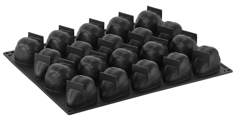 Forma silicon capsuna 3D Pavoflex, 20 cavitati, 71 x 54 x H 46 mm PX4333S Pavoni