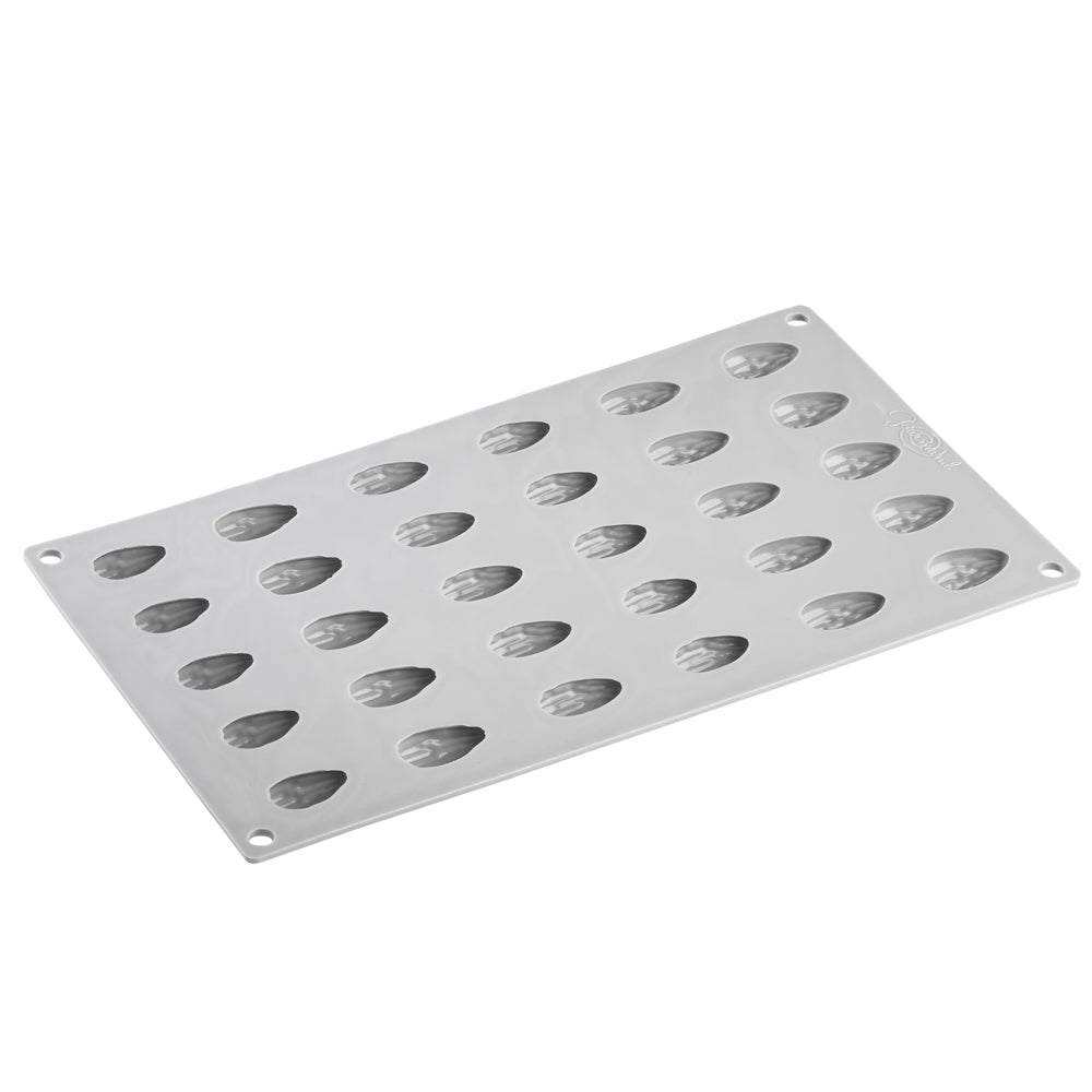 Forma silicon migdala, 30 cavitati, 34 x 21 x H 11 mm GG013 Pavoni