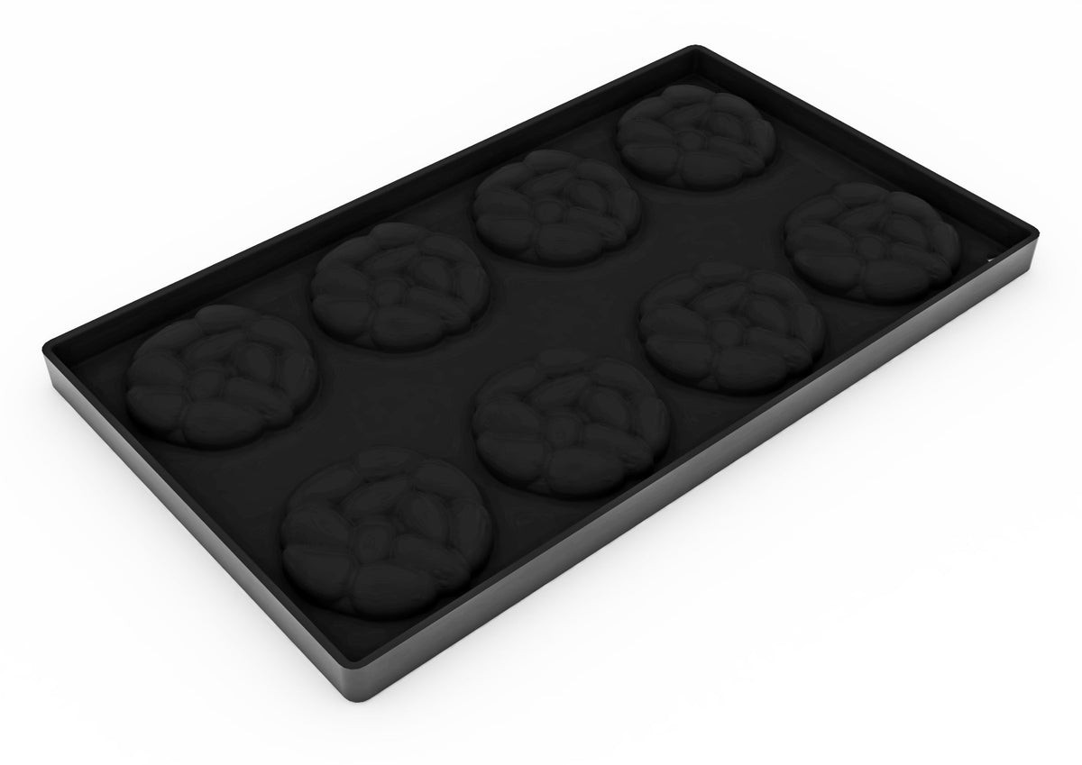 Forma silicon mini nuca, 8 cavitati, Ø 60 x H 14 mm TOP22S Pavoni