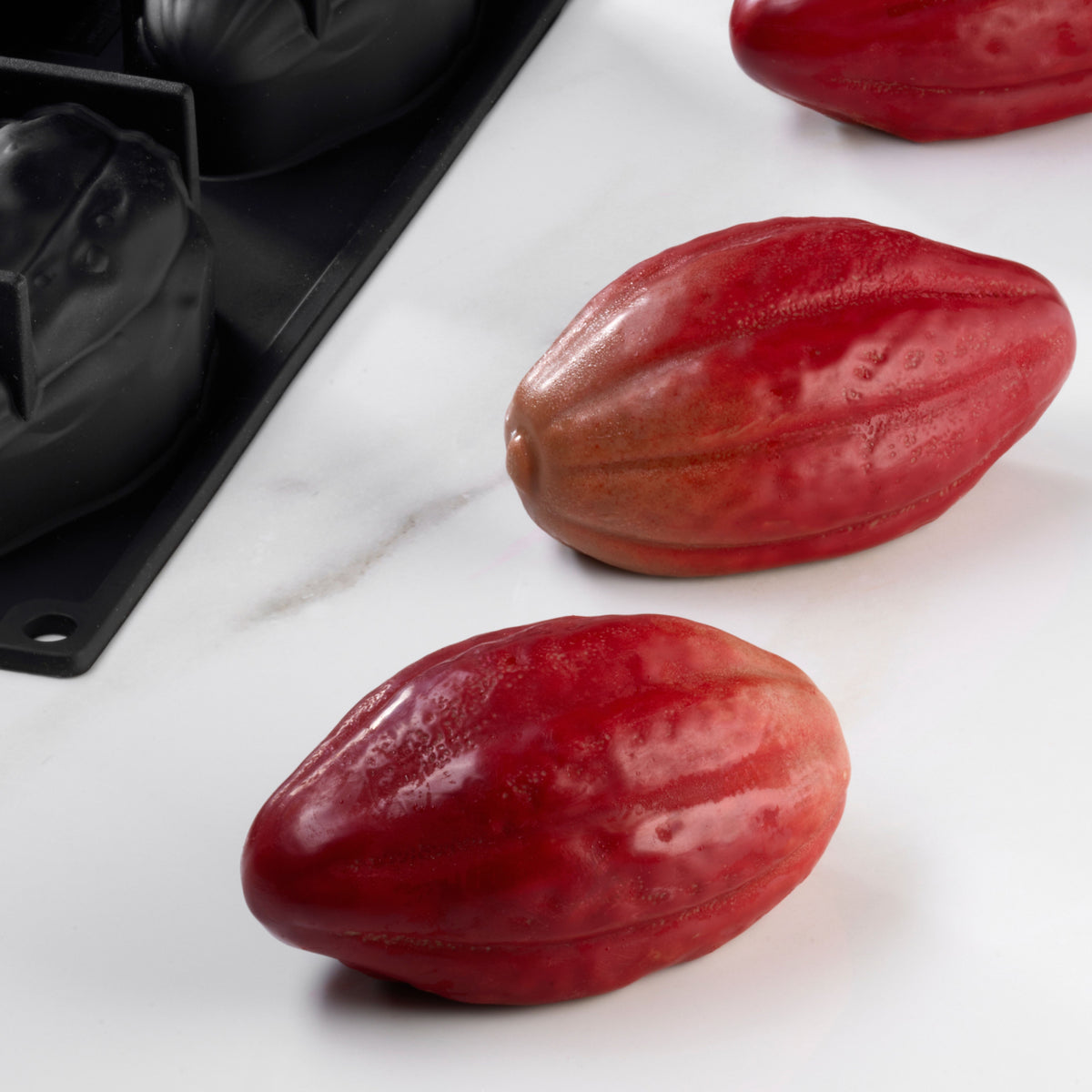 Forma silicon monoportii cacao Pavoflex, 12 cavitati, 80 x 56 x H 46 mm PX43136 Pavoni