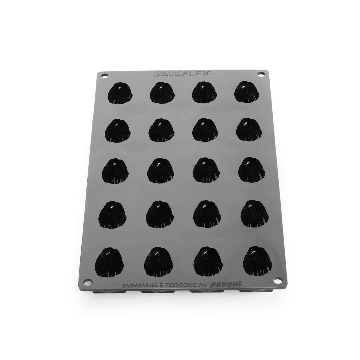 Forma silicon mini-portii migdala, 20 cavitati, 46 x 32 x H 23 mm PX3229S Pavoni