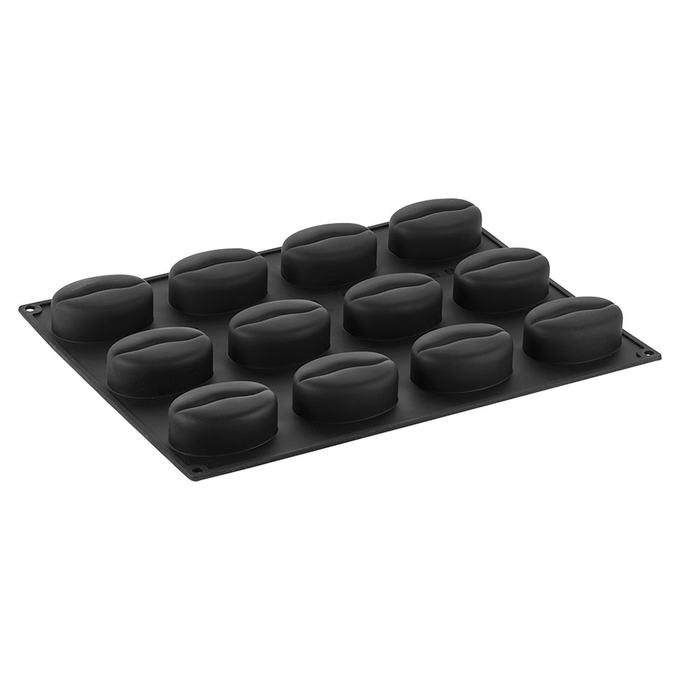 Forma silicon bob de cafea 3D Pavoflex, 12 cavitati, 83 x 58 x H 32 mm PX4312 Pavoni