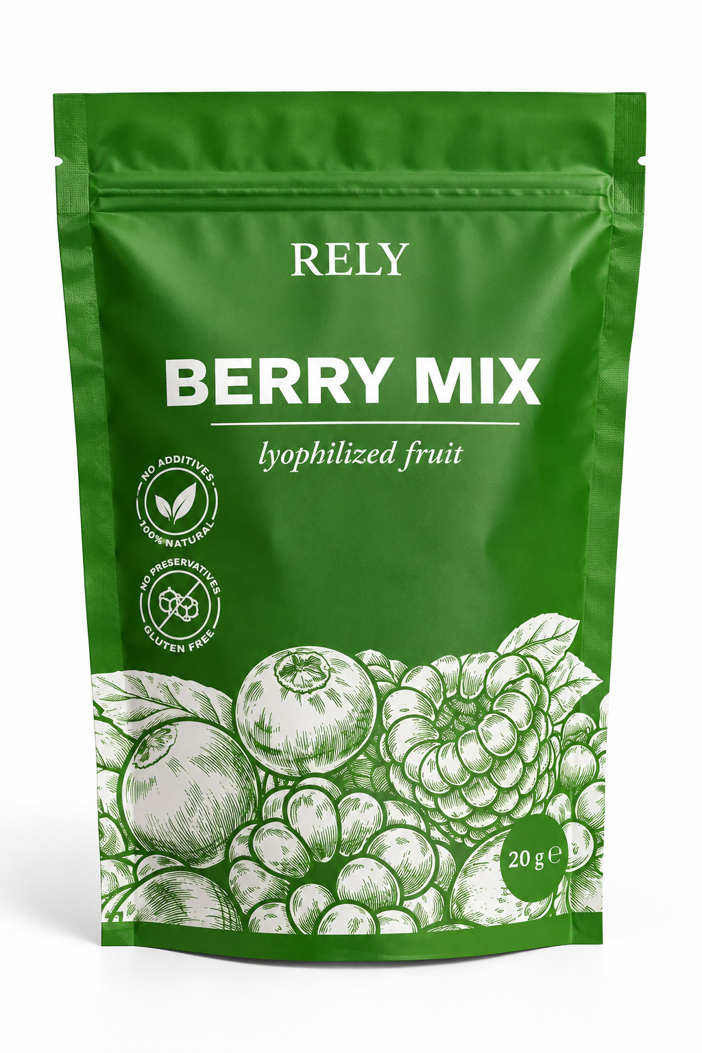 Fructe de padure mix liofilizate 20 g Rely