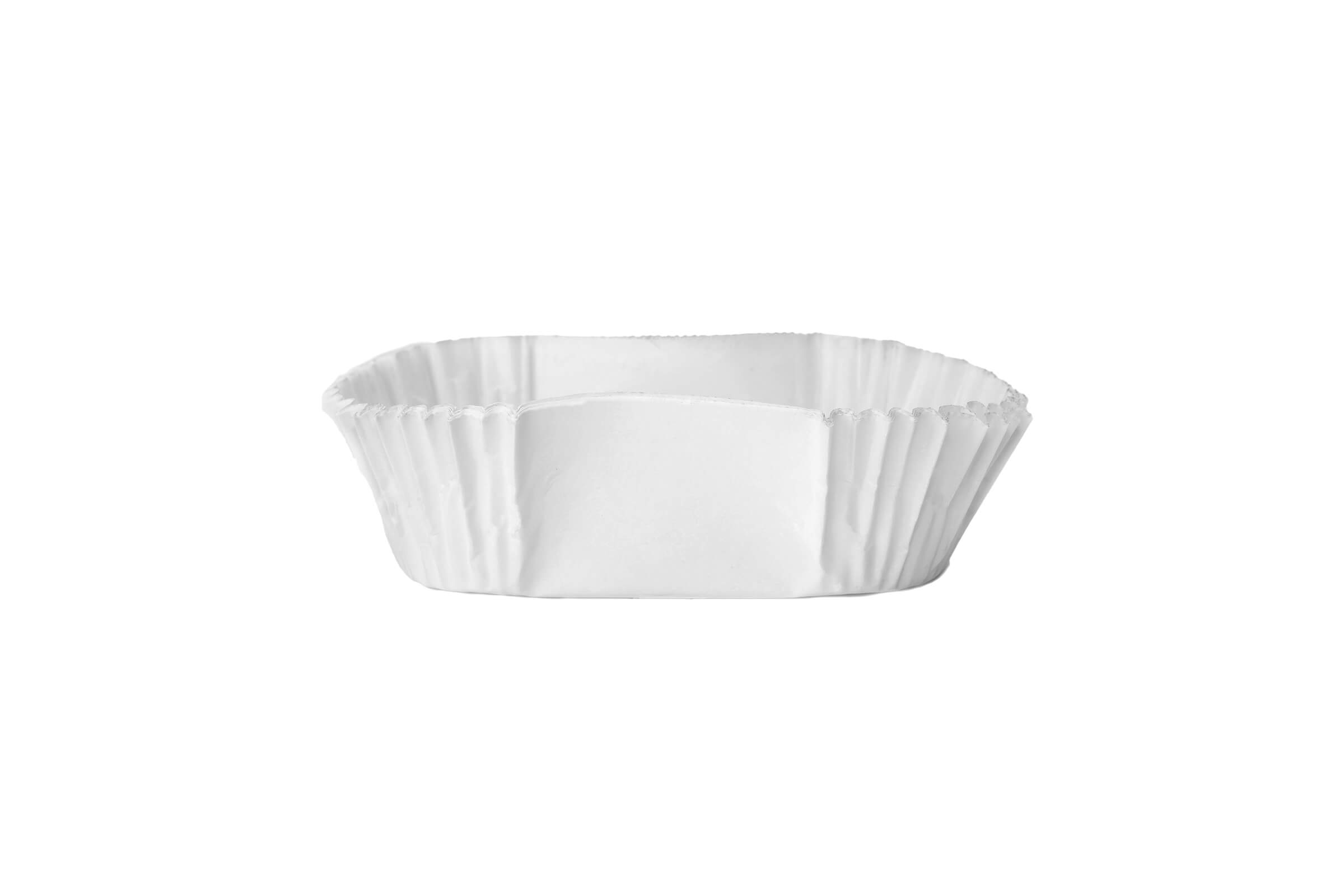 Chese din hartie ovale albe 23x67x16mm 1000buc/cut 2472 Monteverdi