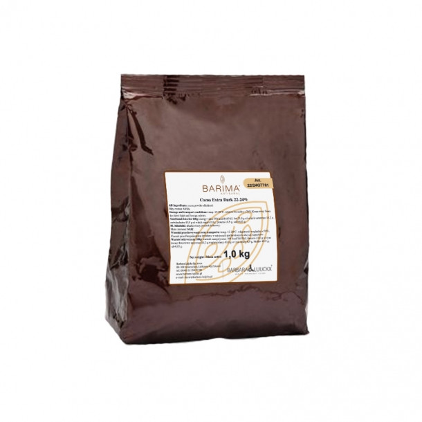 Cacao EXTRA DARK 22-24% 1kg 22/24GT781 BARB