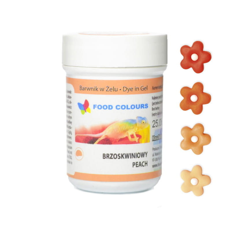 Colorant alimentar in gel piersici 35g WSG-016 FC
