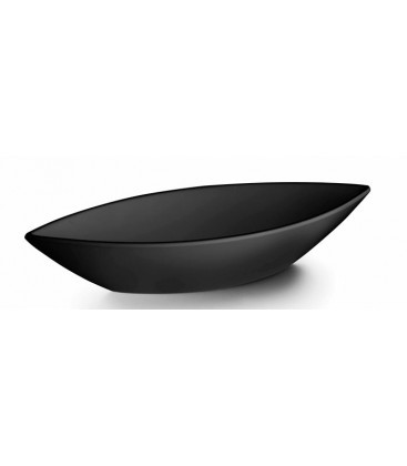 Platou oval negru CLASIC 32X12X6 cm 63567_LAC