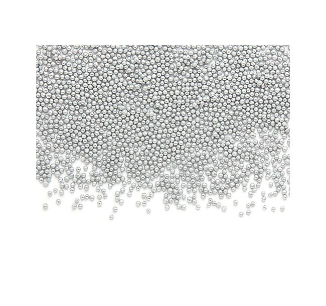 Perle din zahar PERLE ARGINTIU 2mm 1,8 kg 01910 BARB